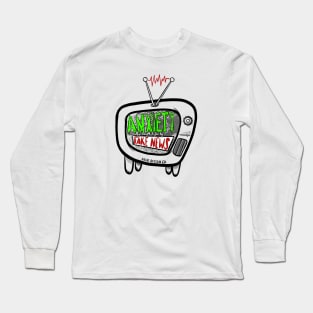 Anxiety - Proudly brought to you by fake news Long Sleeve T-Shirt